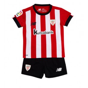 Athletic Bilbao babykläder Hemmatröja barn 2022-23 Korta ärmar (+ Korta byxor)